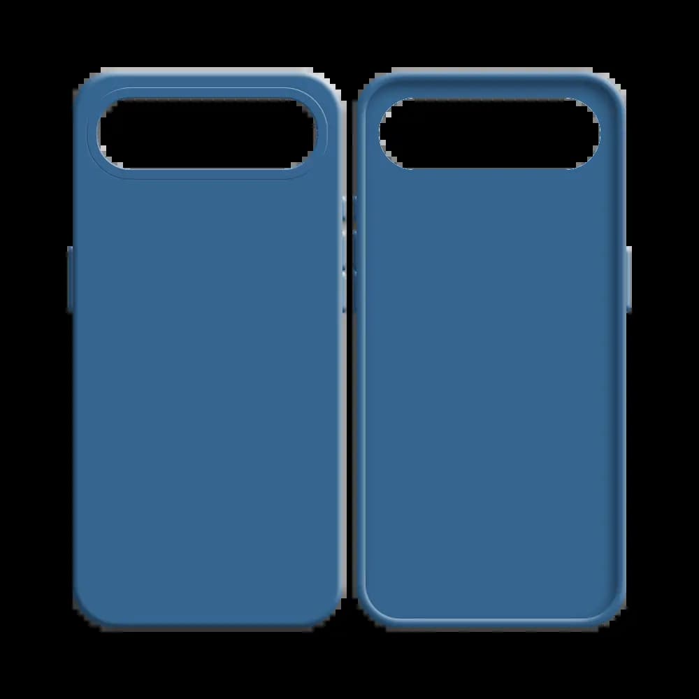 Coque silicone iPhone Air - Bleu Marine - Vue 2