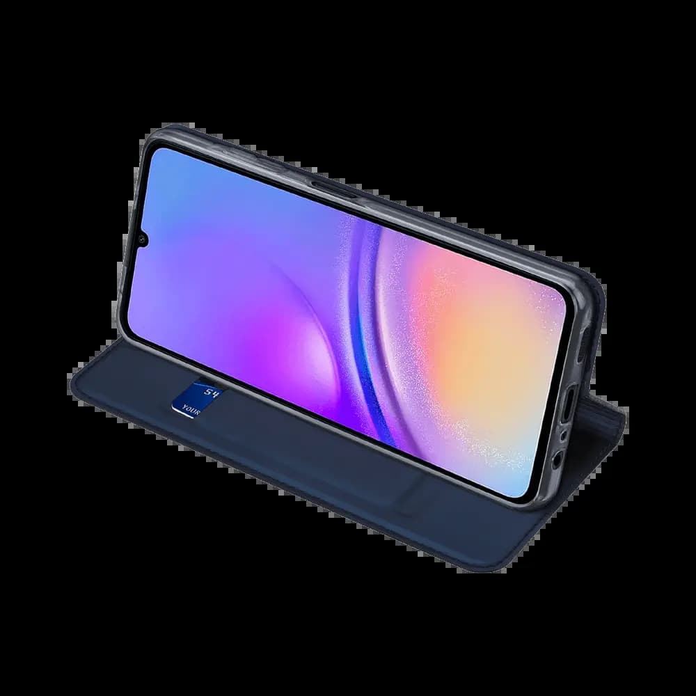Housse folio Samsung Galaxy A06 porte-carte – Dux Ducis Skin Pro Noir - Vue 4