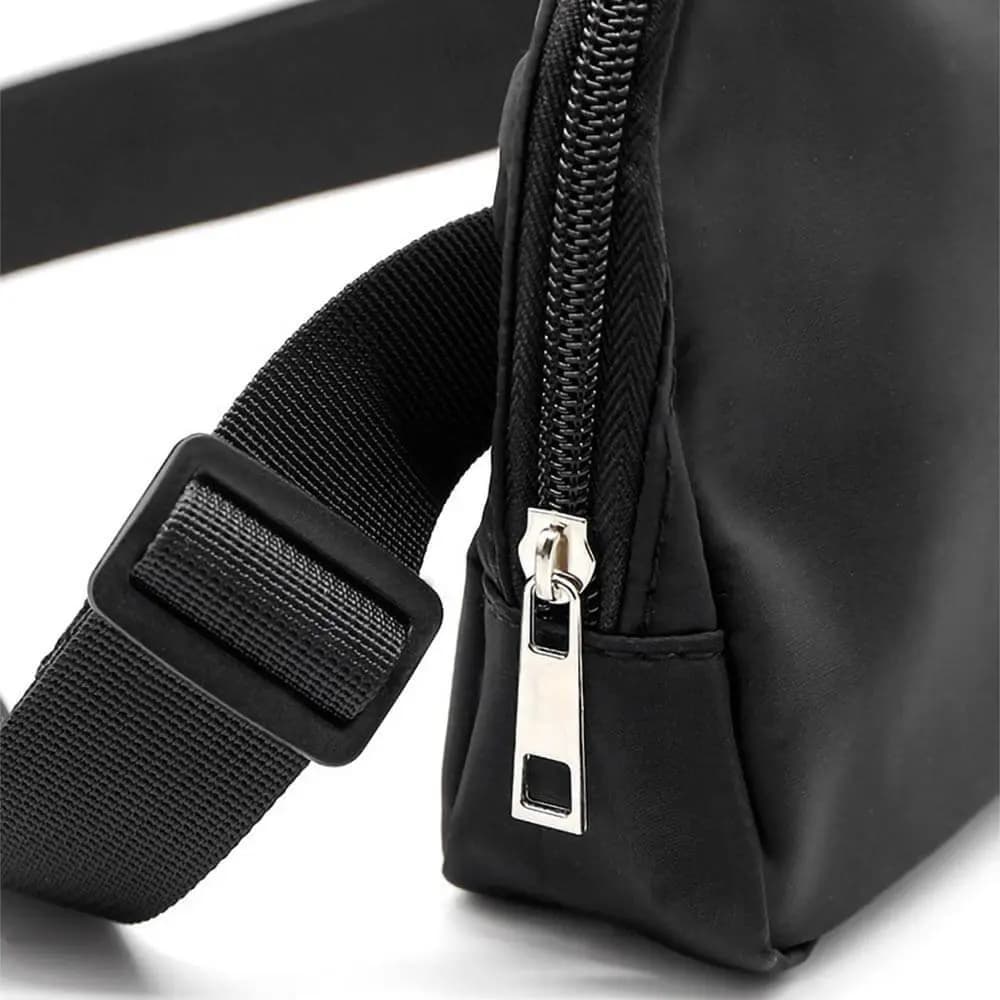 Sac Banane en Nylon Beige - Vue 12