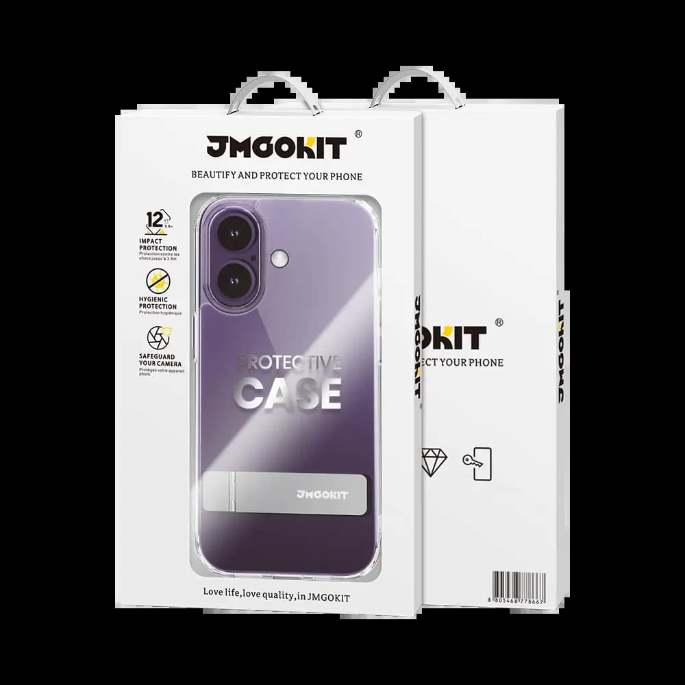 Coque de Protection JMGOKIT pour Apple iPhone 16 Transparent - Vue 3