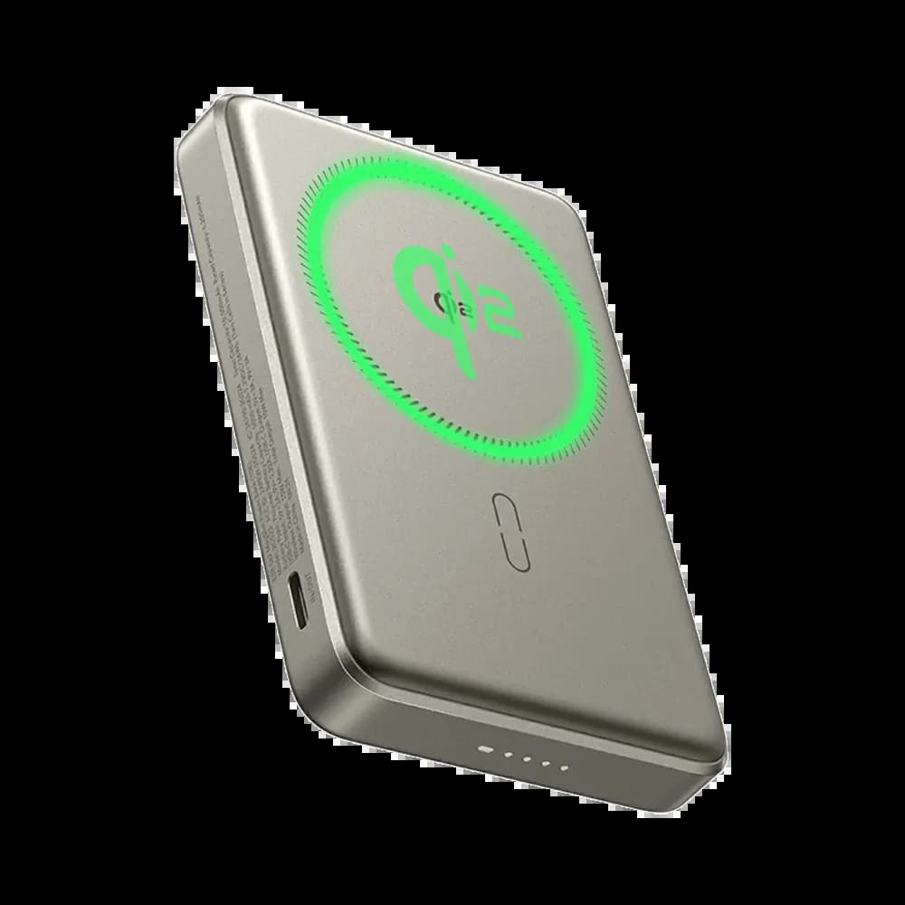 Batterie externe sans fil 15W magnétique 5000mAh charge rapide – ESR MagSlim Noir - Vue 2