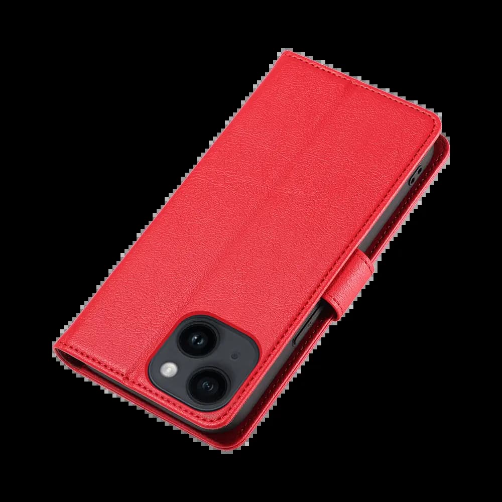 Housse folio anti-RFID iPhone 14 Plus – PROTECT IP011 Rouge - Vue 6
