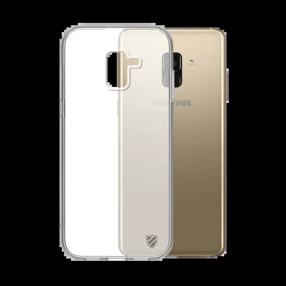 Coque Silicone PROTECT pour Samsung Galaxy A8+ 2018 Transparent
