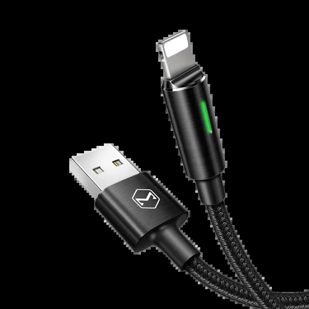 Câble Data USB vers Lightning Mcdodo (1,2m) Noir - Vue 5