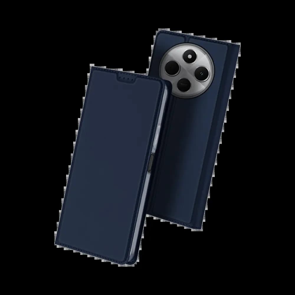 Housse folio Xiaomi Redmi 14C porte-carte – Dux Ducis Skin Pro Bleu