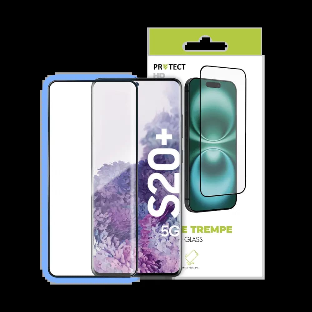 Verre trempé Samsung Galaxy S20 Plus 5G / S20 Plus - protection écran 9H - PROTECT Transparent - Vue 3