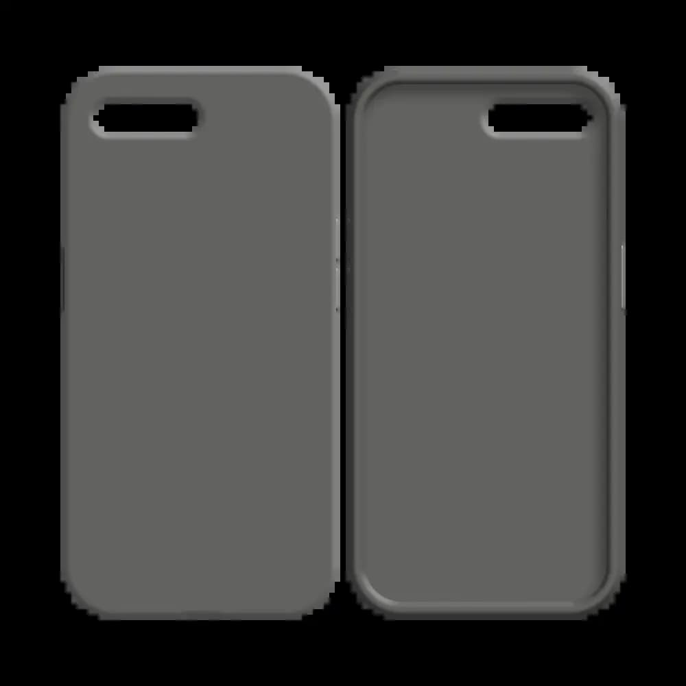 Coque silicone iPhone 7 Plus / 8 Plus - Gris Foncé - Vue 2