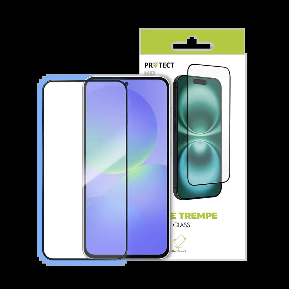 Verre trempé Samsung Galaxy A36 5G / A56 5G - protection écran 9H - PROTECT Transparent - Vue 3