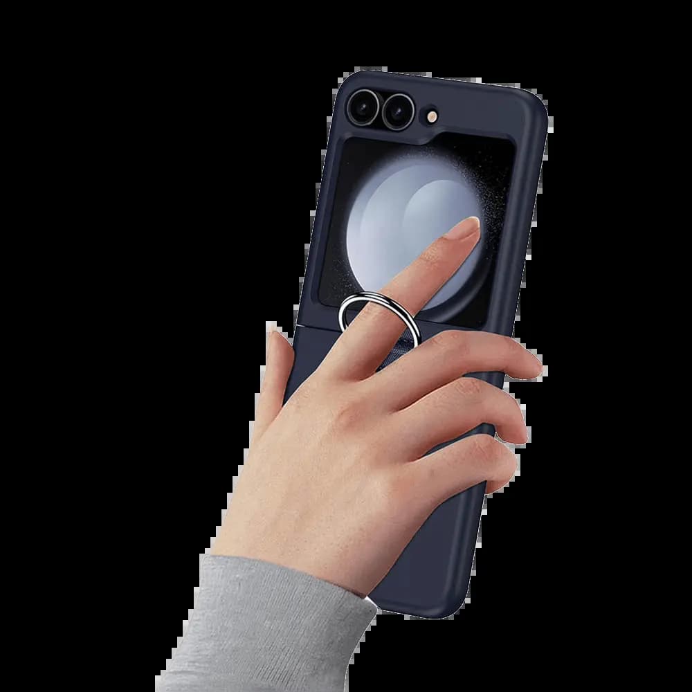 Coque de Protection avec Anneau Z-FL2 Samsung Galaxy Z Flip 6 5G Bleu - Vue 6