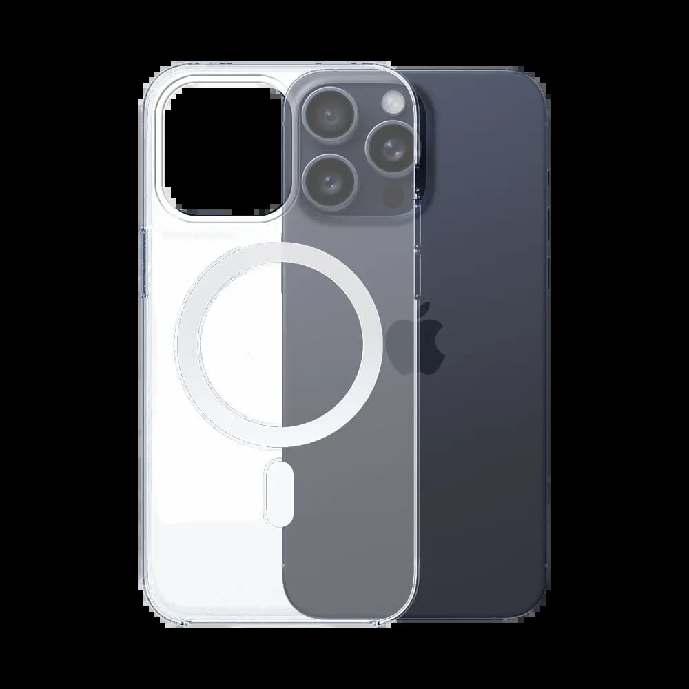 Coque transparente silicone MagSafe – iPhone 15 Pro Max