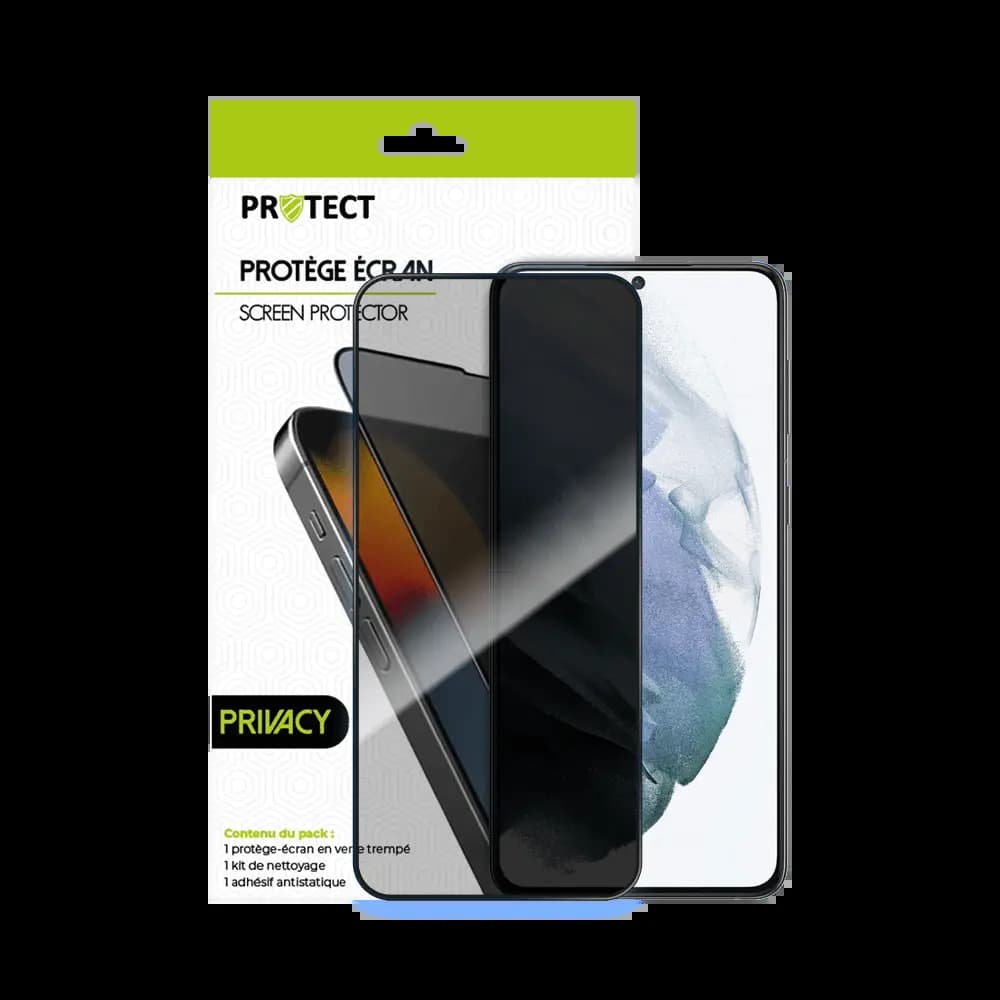 Verre trempé anti-espions 9H – Samsung Galaxy S21+ 5G – PROTECT Transparent - Vue 2