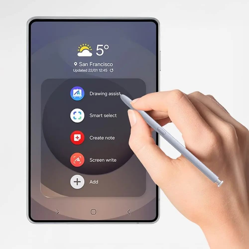 Stylet S Pen original – Samsung Galaxy S25 Ultra – Bleu - Vue 32