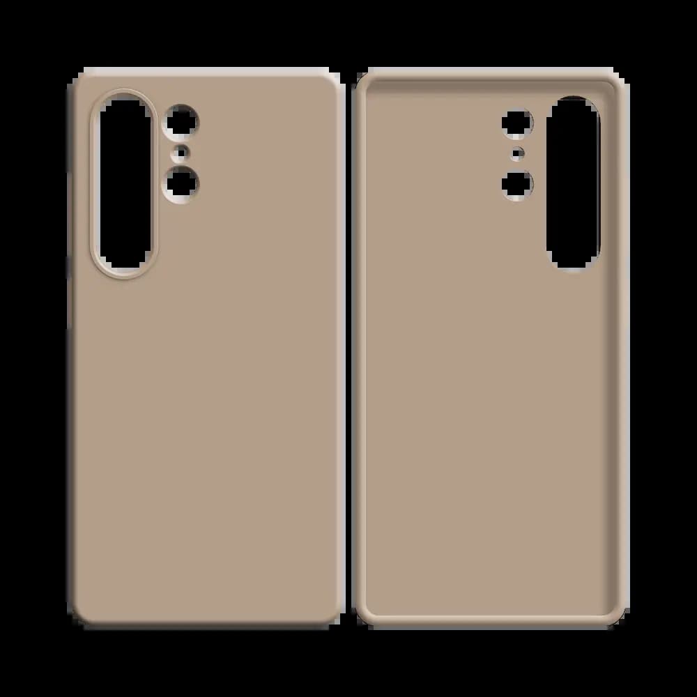 Coque silicone Samsung Galaxy S25 Ultra - Rose Gold - Vue 2