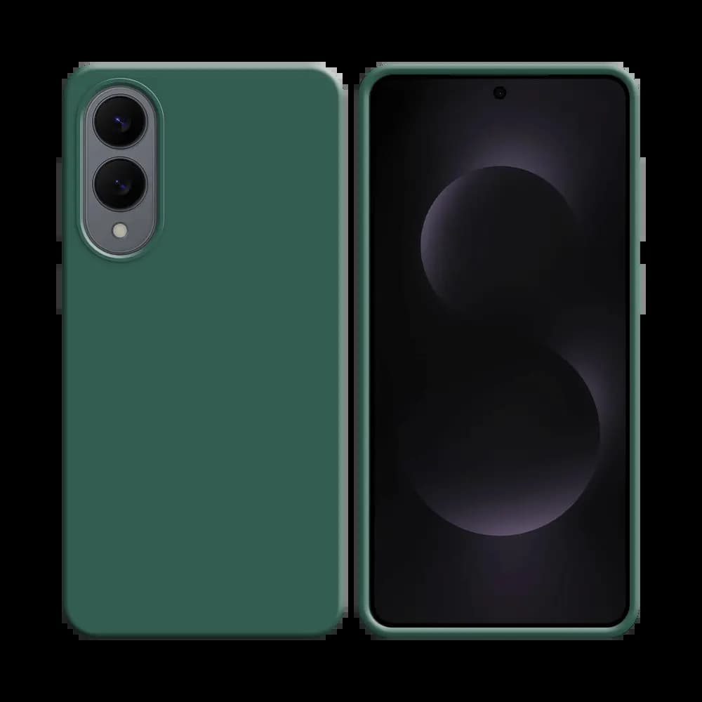 Coque silicone Samsung Galaxy S25 Edge - Vert Foncé