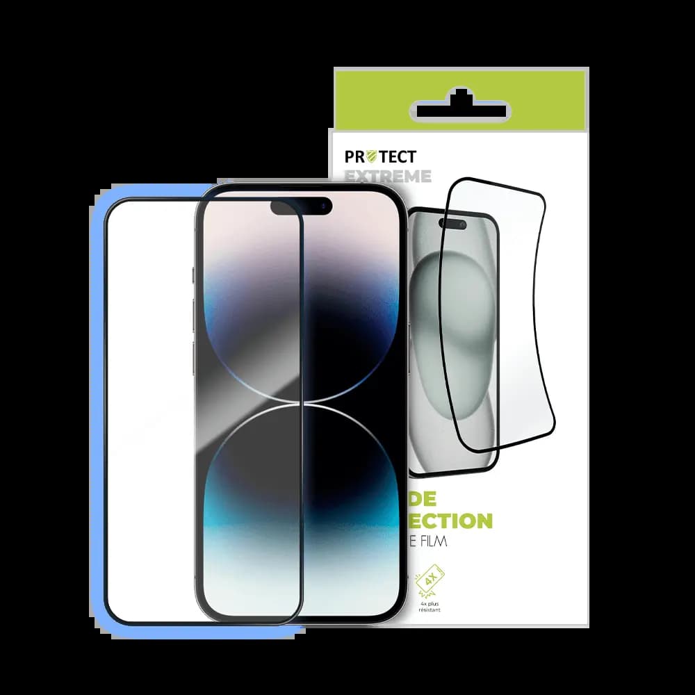 Film de protection extrême 7H – Apple iPhone 14 Pro – PROTECT Transparent - Vue 3