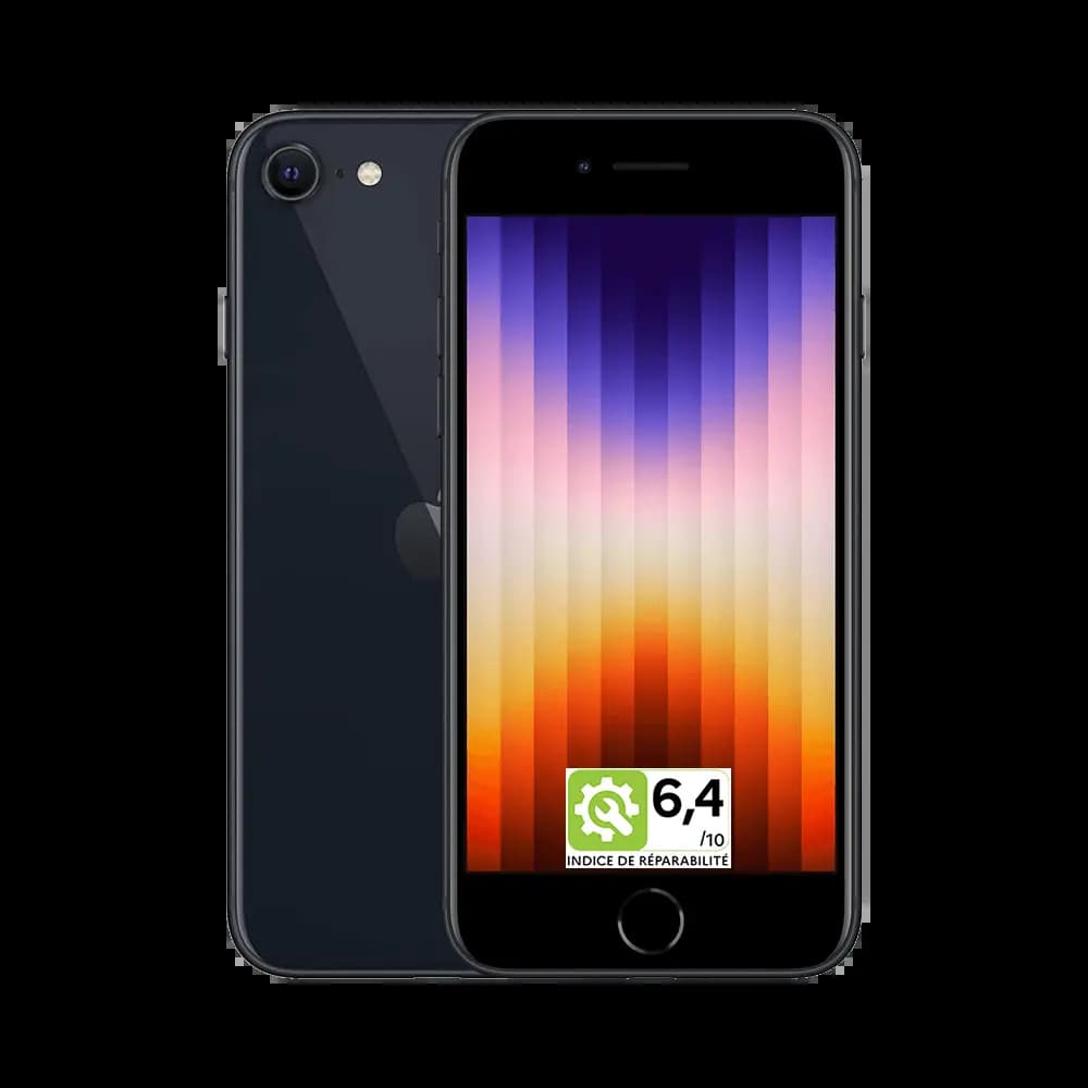 Smartphone occasion iPhone SE (3e Gen) 64Go grade C - Minuit