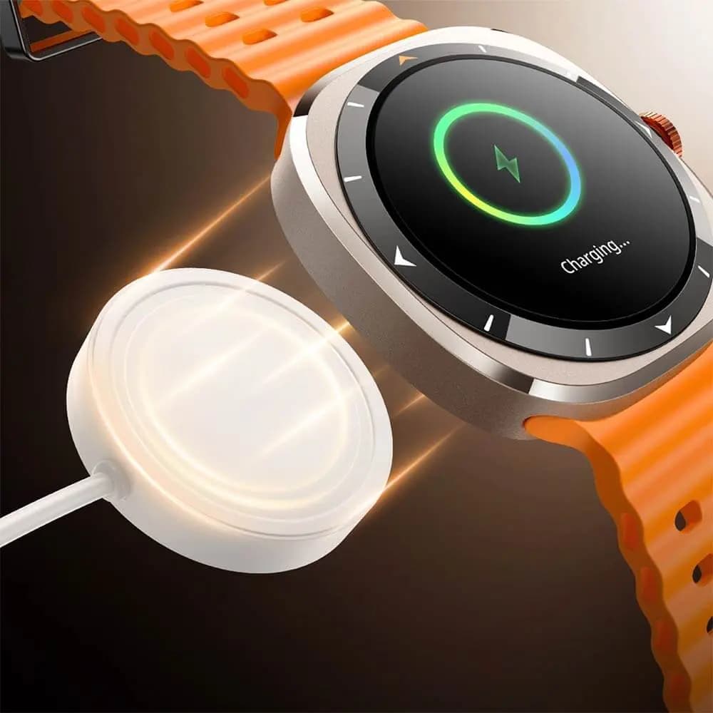 Montre connectée appels Bluetooth & suivi santé – JOYROOM JR-FV2 Orange - Vue 3