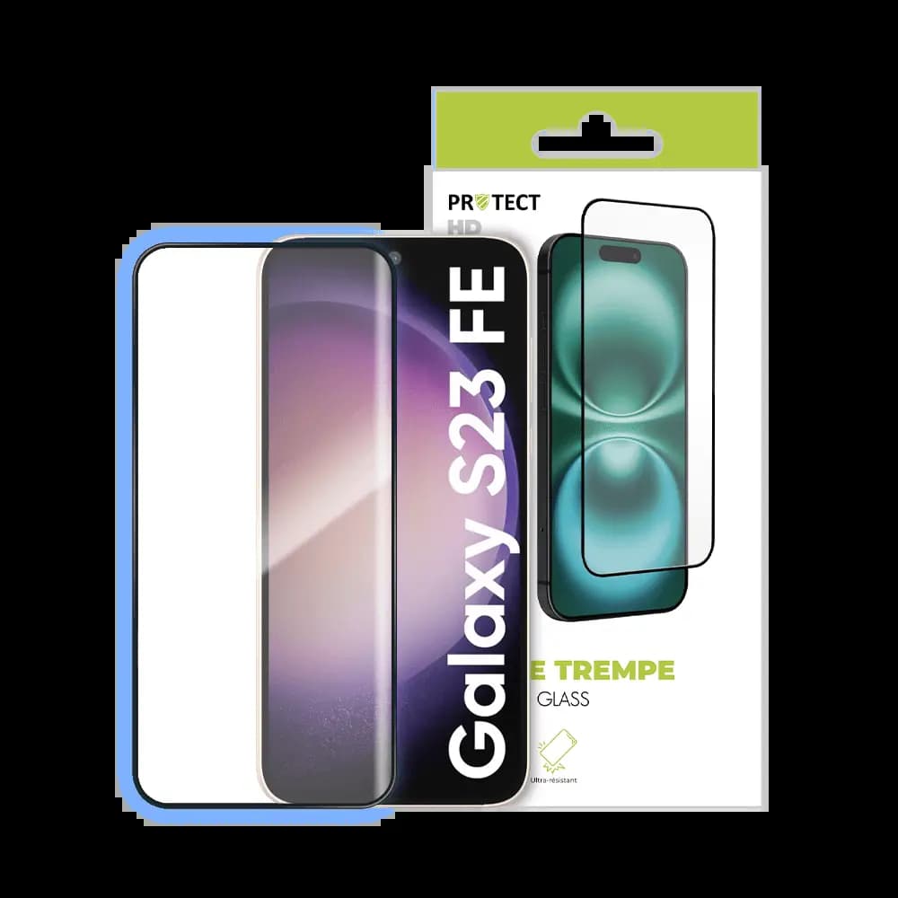 Verre trempé Samsung Galaxy S23 FE - protection écran 9H - PROTECT Transparent - Vue 3