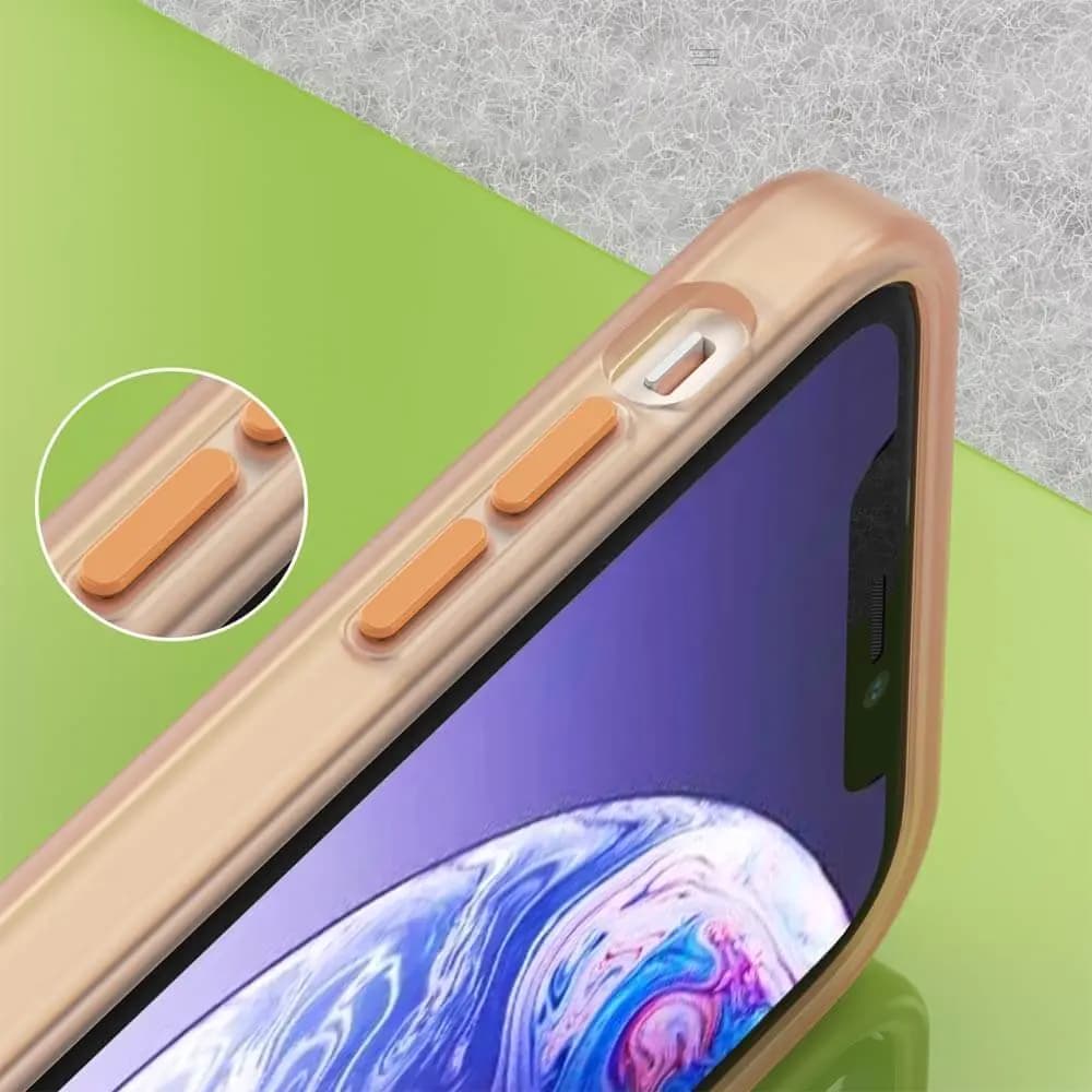 Coque MagSafe bi-matière – iPhone 11 – PROTECT MF-006 Orange - Vue 3