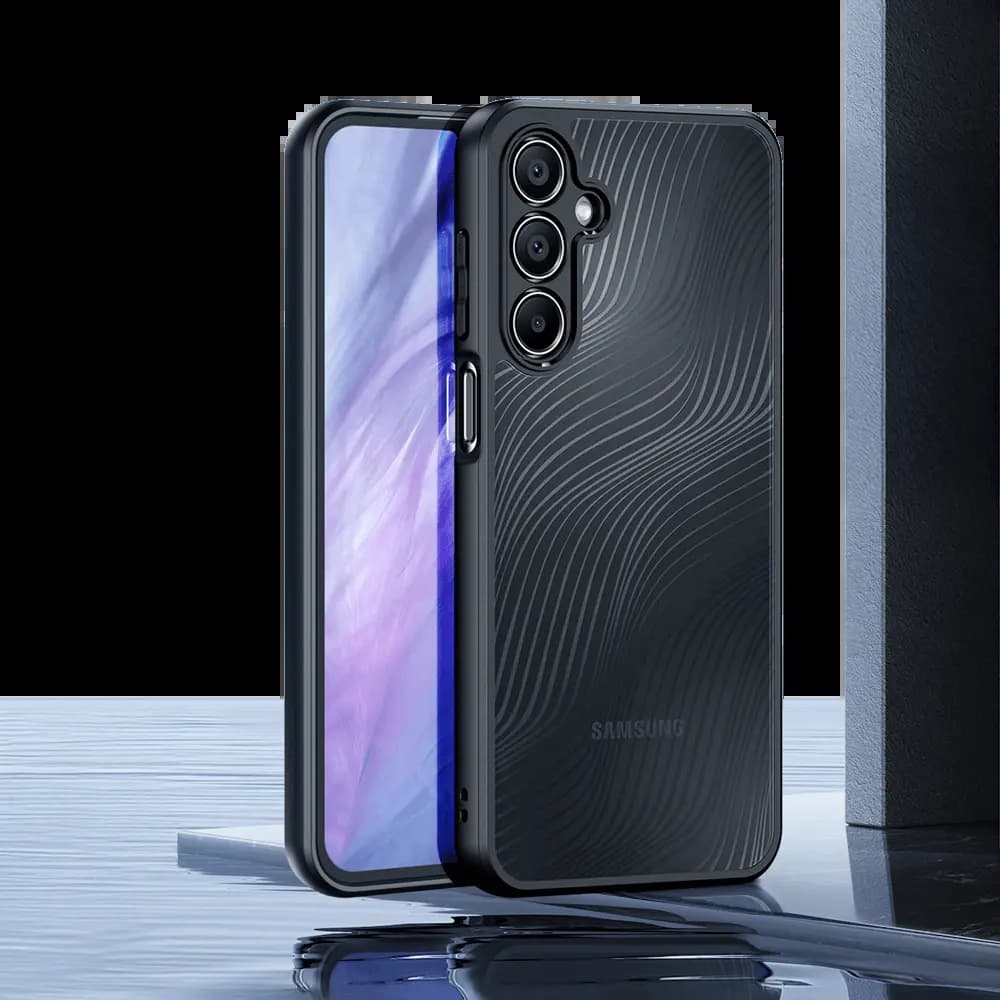 Coque anti-chocs finition mate Samsung Galaxy A16 4G / Galaxy A16 5G Dux Ducis Aimo Noir - Vue 3