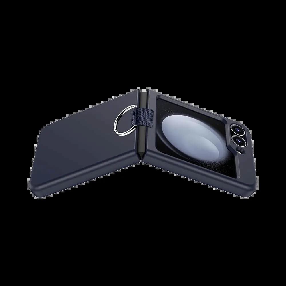Coque de Protection avec Anneau Z-FL2 Samsung Galaxy Z Flip 6 5G Bleu - Vue 4