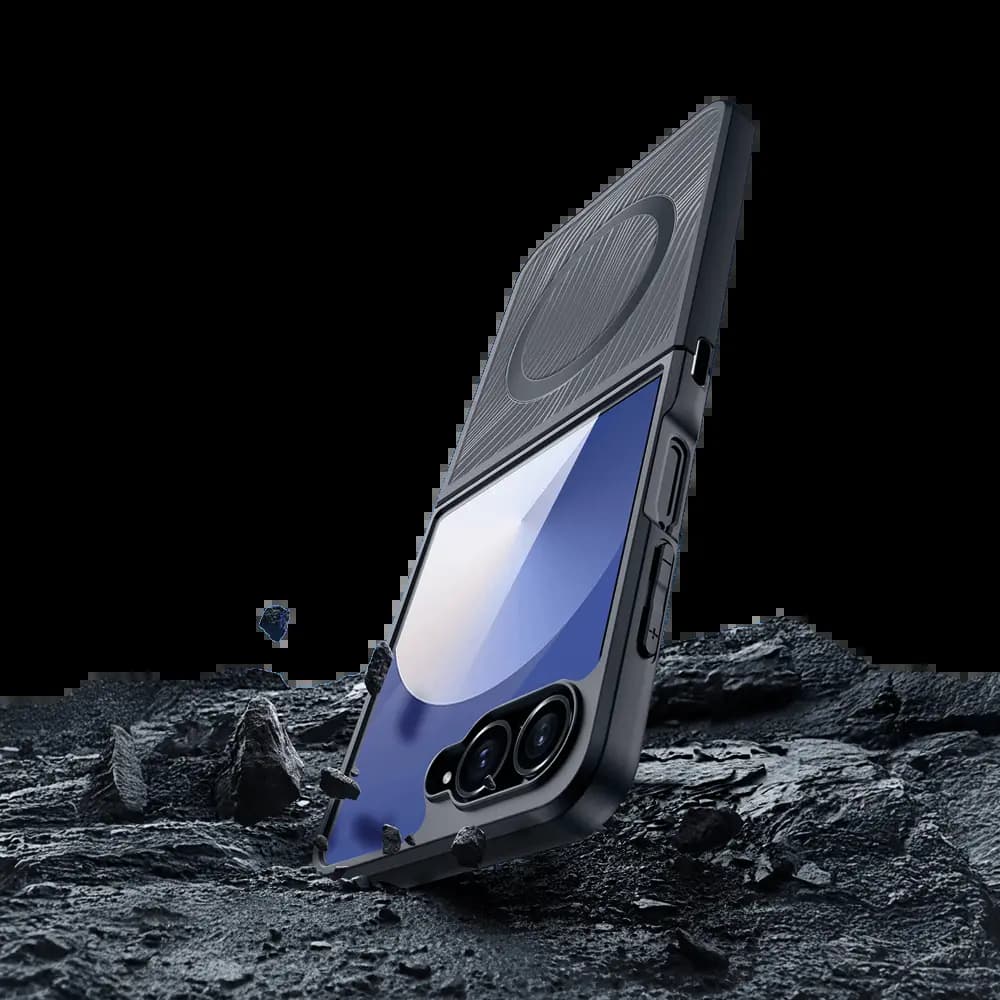 Coque MagSafe anti-chocs – Samsung Galaxy Z Flip 7 5G – Dux Ducis Aimo Mag Noir - Vue 4