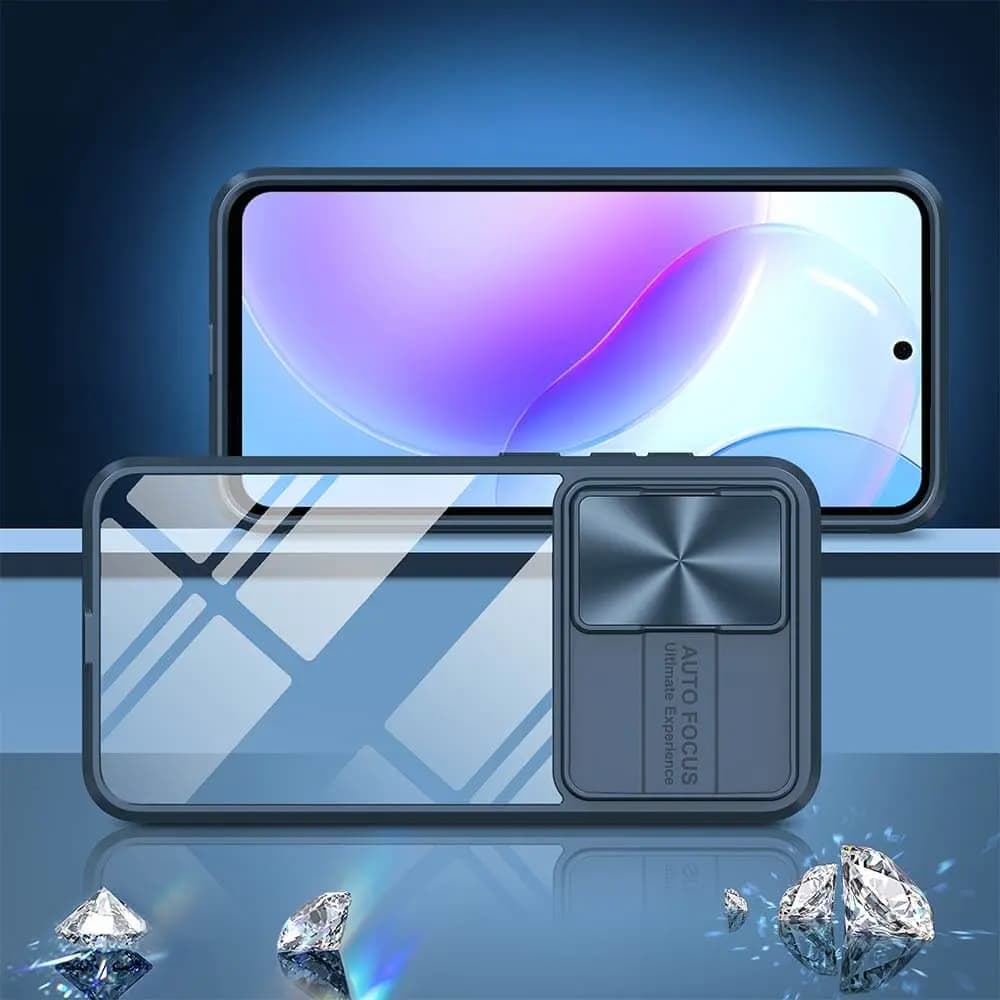 Coque avec cache caméra – Samsung Galaxy A36 5G / A56 5G – PROTECT IE027 Bleu Marine - Vue 2