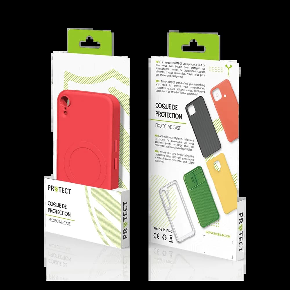 Coque de Protection PROTECT pour Apple iPhone XR MagSafe Rouge - Vue 3