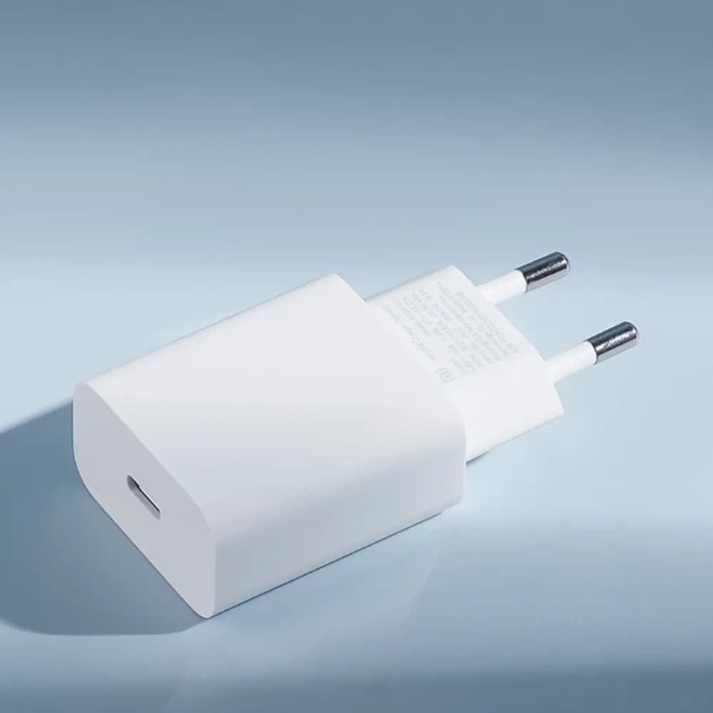 Chargeur secteur USB-C Xiaomi 20W compact et charge rapide - Blanc - Vue 6