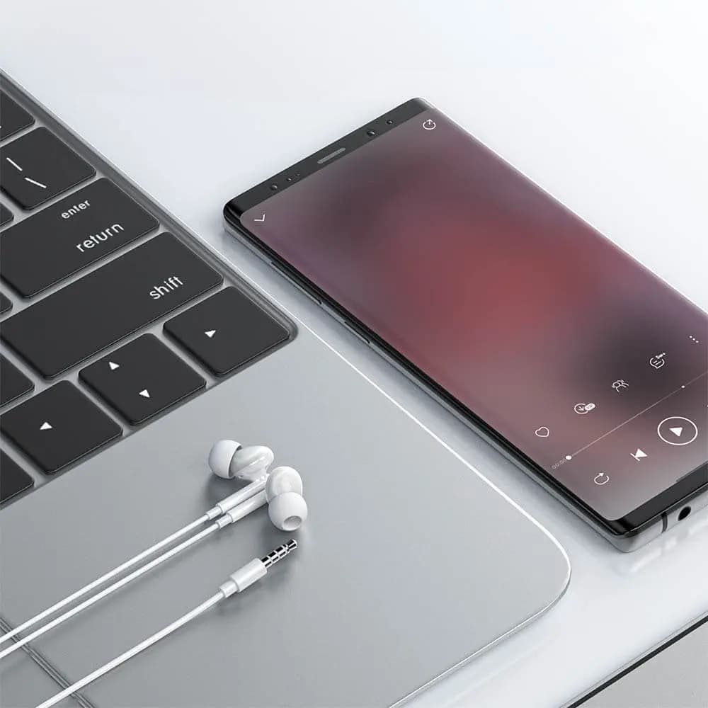 Écouteurs Filaires Jack 3.5mm Yesido Blanc - Vue 2