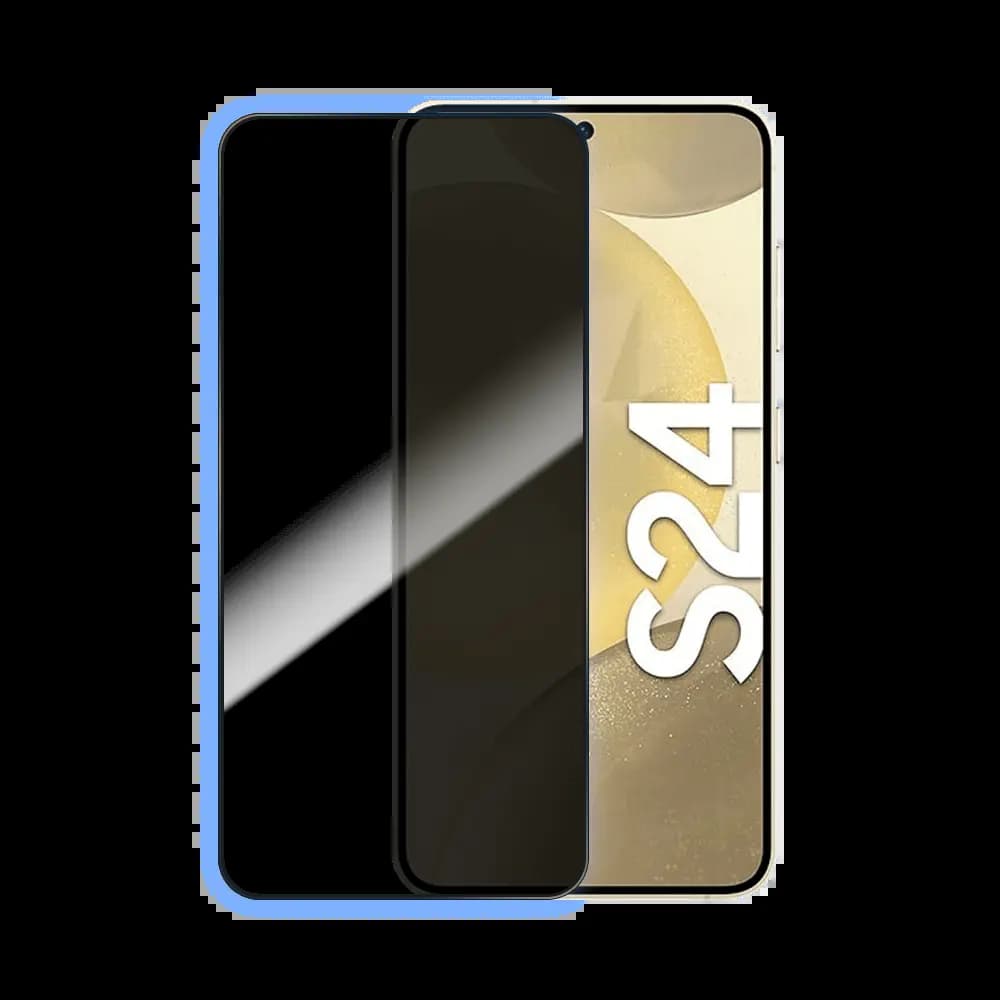 Verre trempé anti-espions 9H – Samsung Galaxy S24 5G – PROTECT Transparent