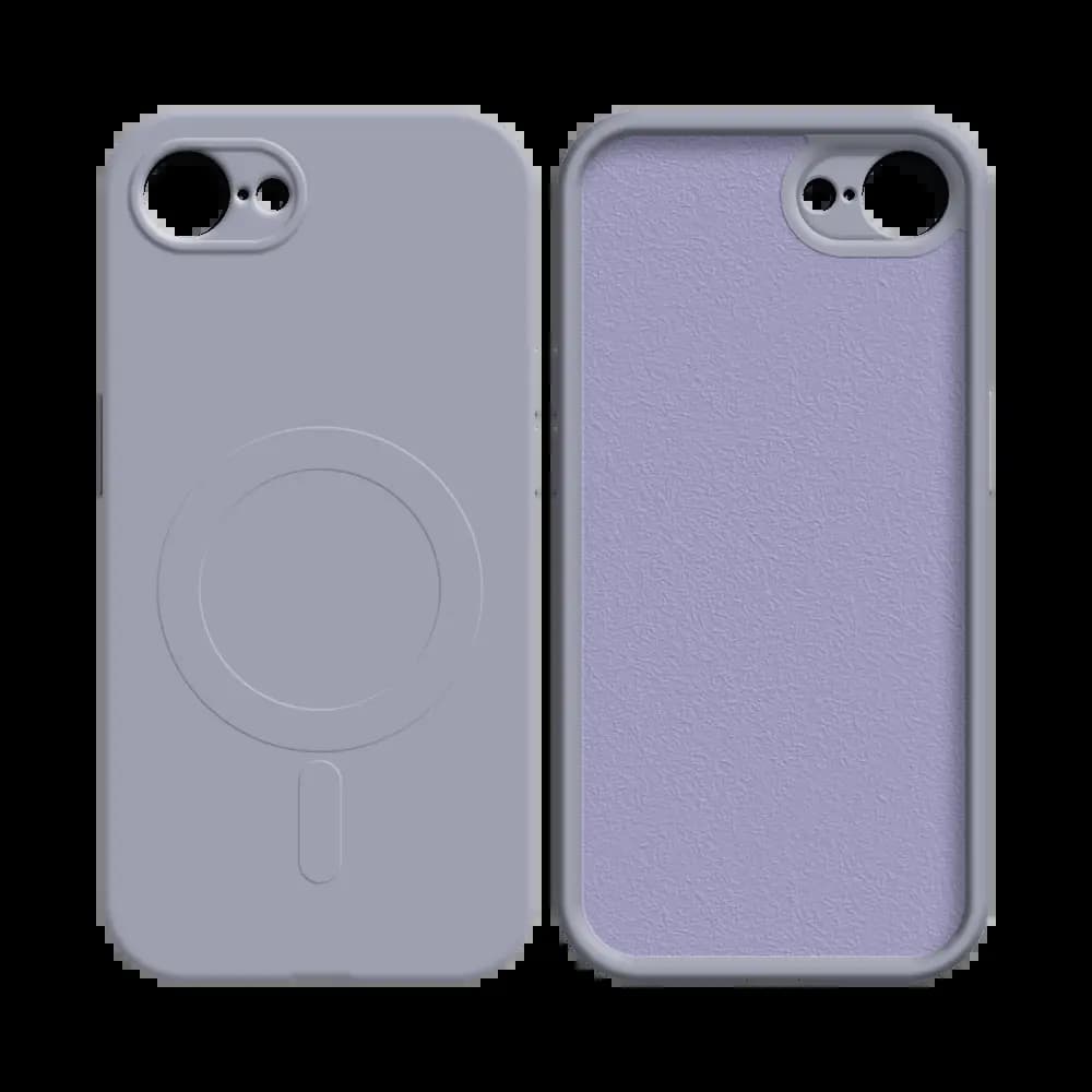 Coque MagSafe iPhone 16e / iPhone 17e antichoc et intérieur flanelle - PROTECT IZ001 Violet - Vue 2