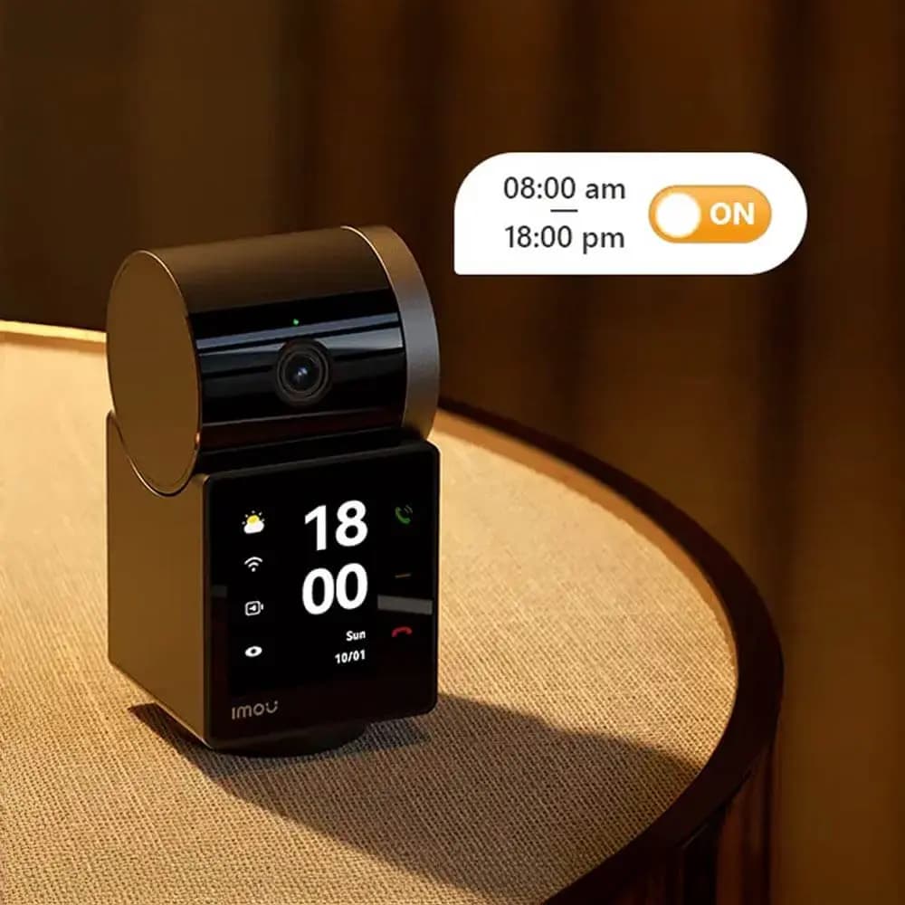 Caméra vidéo-appel 360° avec cache confidentialité & détection IA (5MP 3K) - Imou Rex Noir - Vue 5