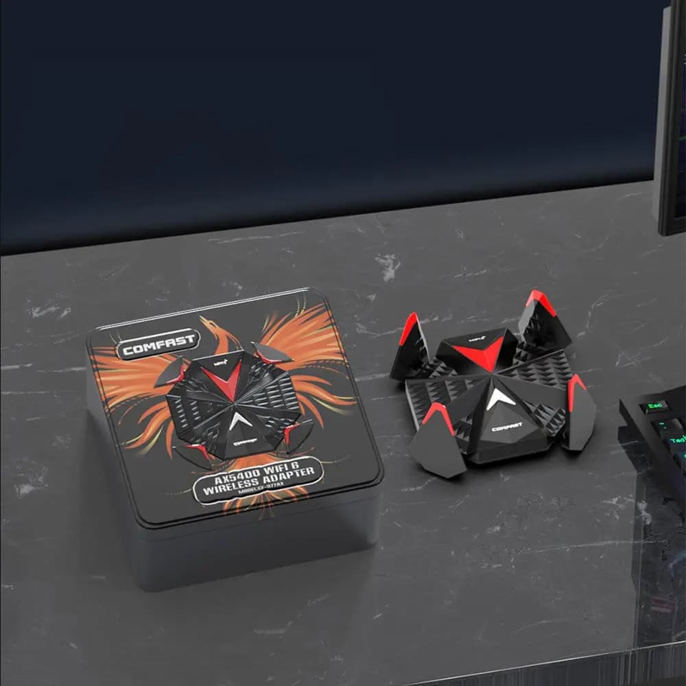 Adaptateur WiFi 6 USB AX5400 (5374 Mbps) - tri-bande - Comfast CF-977AX - Vue 4