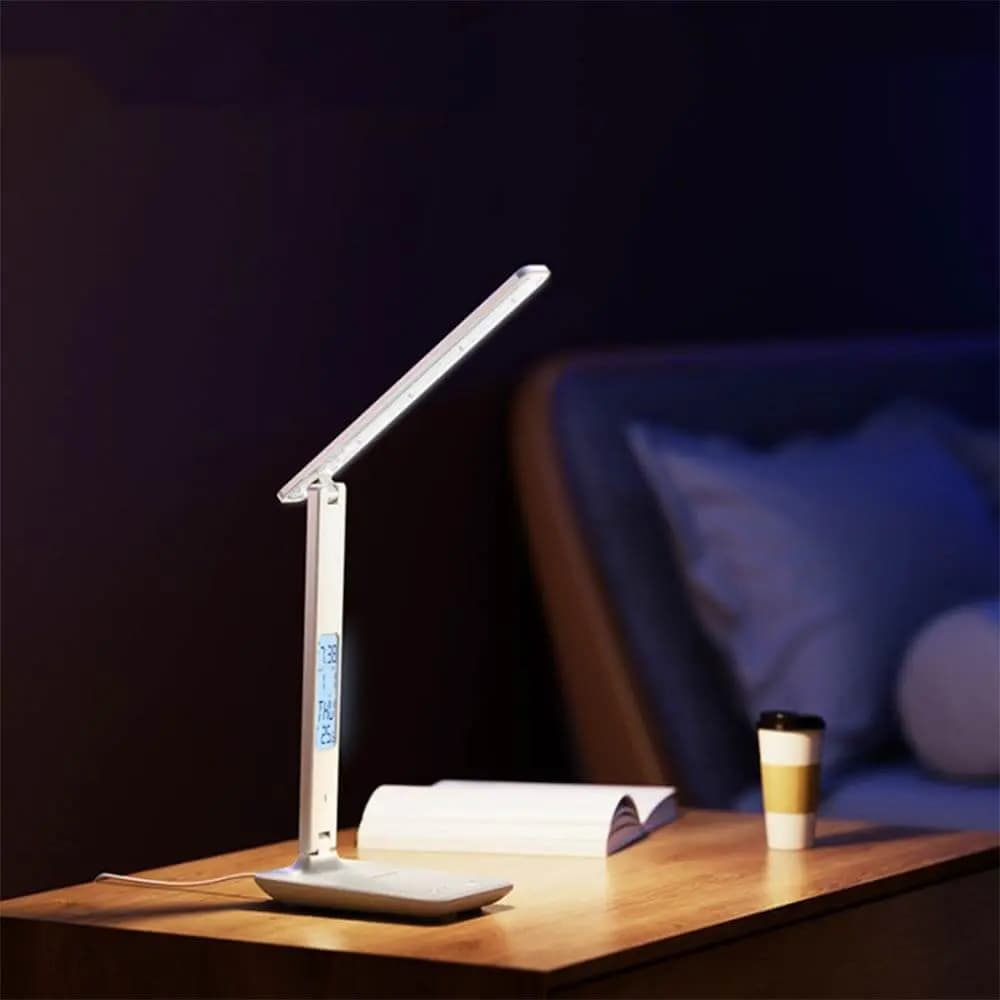 Lampe LED avec Charge Sans Fil pour Smartphone Yesido Blanc - Vue 70