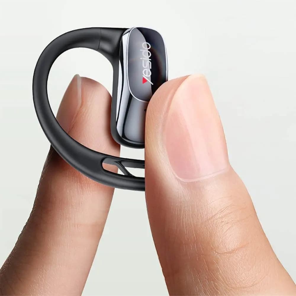 Écouteurs Bluetooth 5.4 open-ear (conception ouverte) - Yesido YSP24 Noir - Vue 4