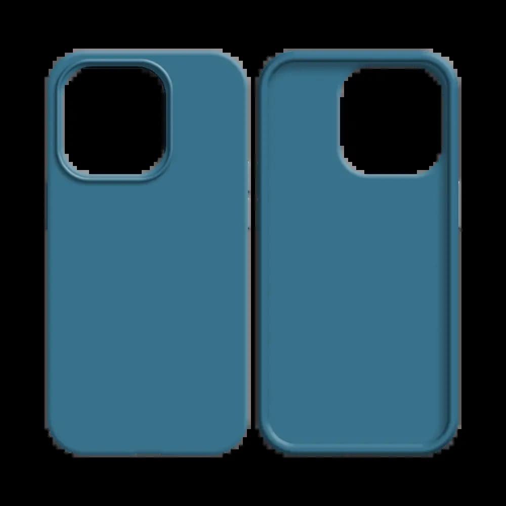 Coque silicone iPhone 13 - Bleu Clair - Vue 2