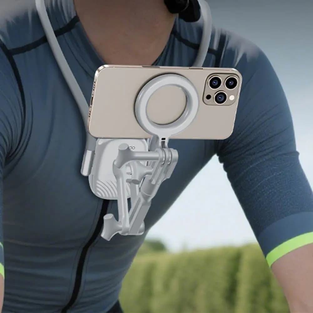 Support Smartphone Magnétique Yesido C332 Blanc - Vue 2