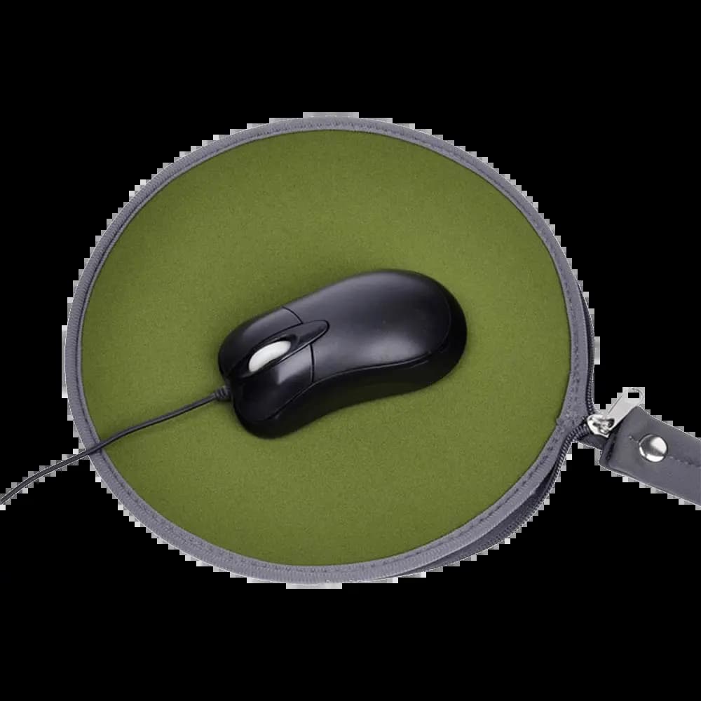 Tapis de souris & pochette de transport 2-en-1 - Gris - Vue 3