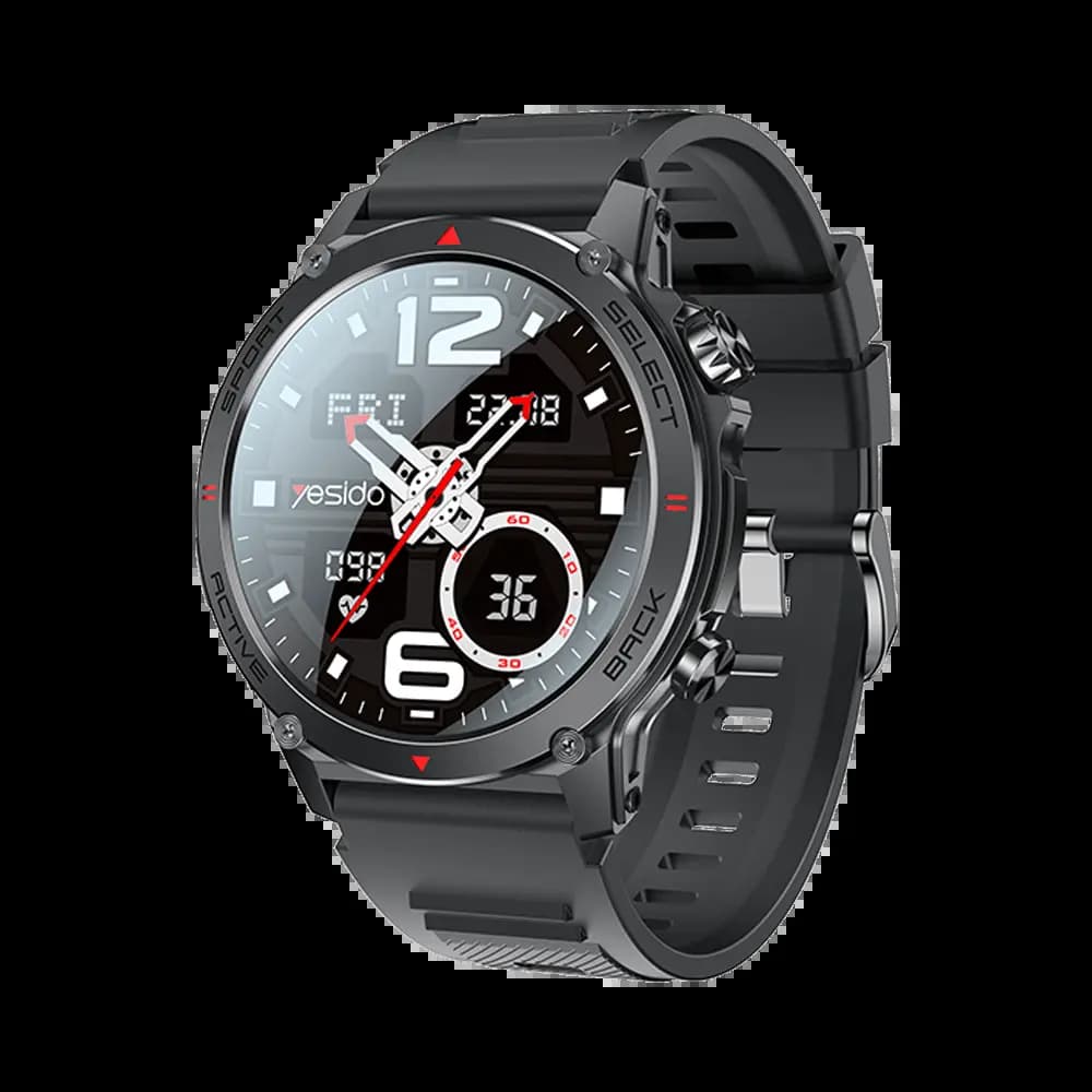 Montre connectée appels Bluetooth & suivi santé – Yesido IO31 Noir