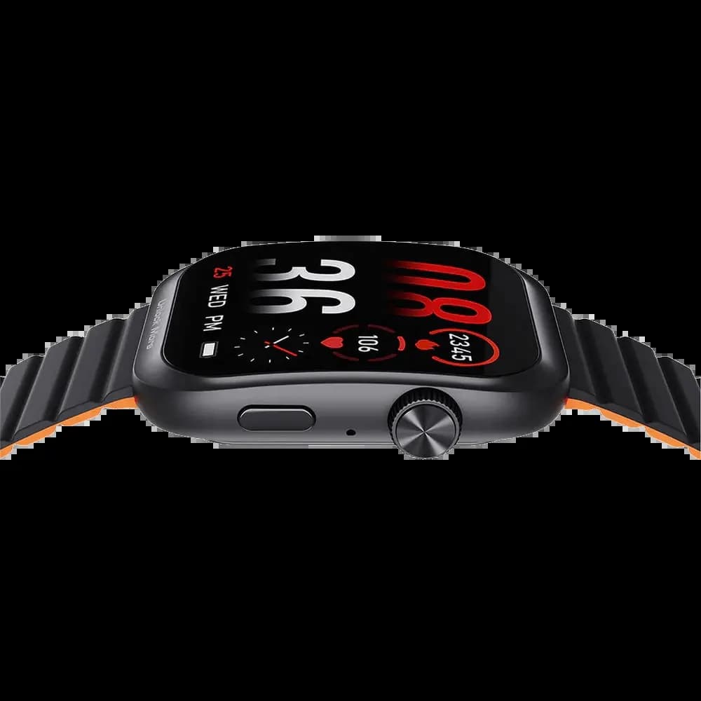 Montre connectée Aukey 1 Ultra avec écran AMOLED 2" incurvé - Noir - Vue 2