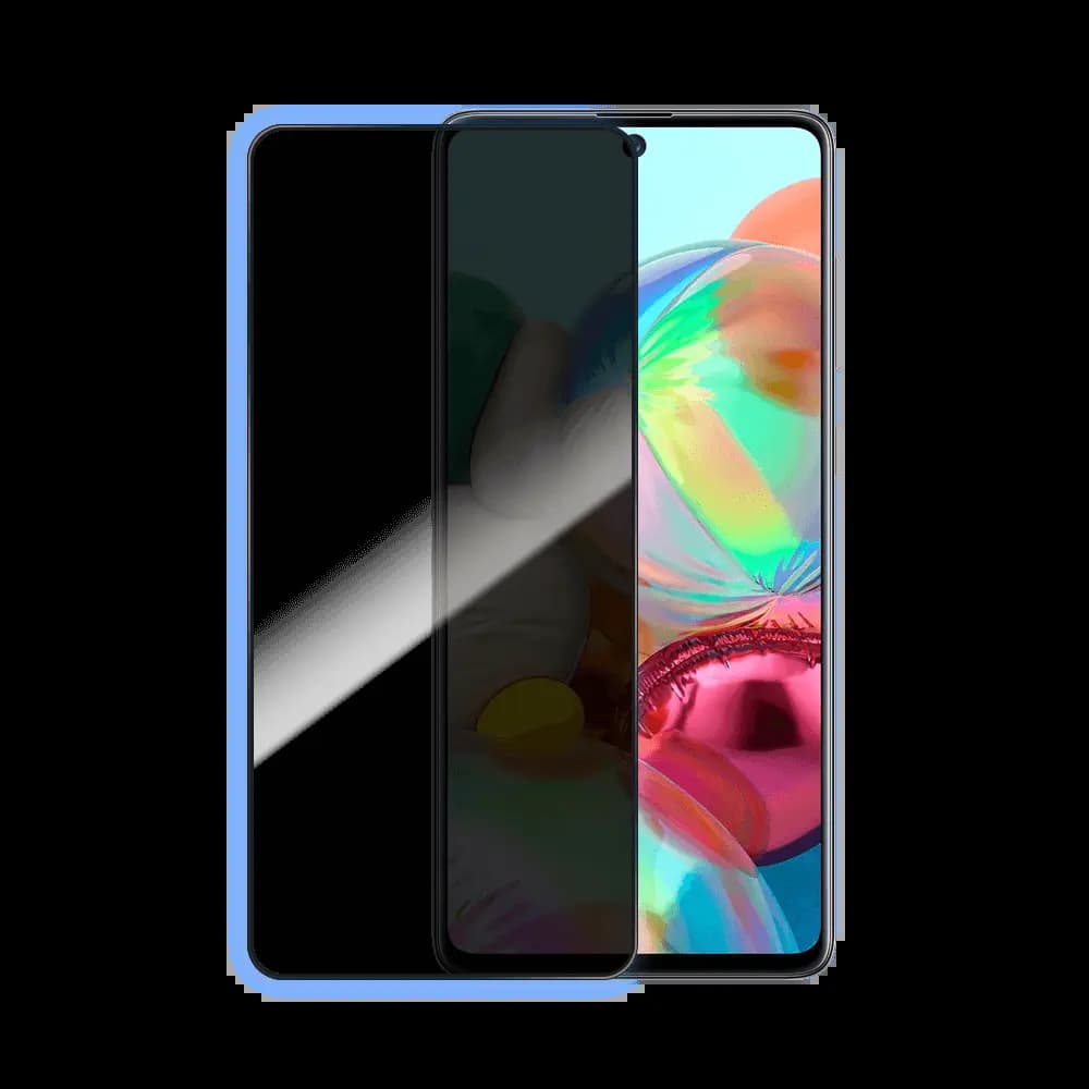 Verre trempé anti-espions 9H – compatible Samsung Galaxy A71 / A71 5G / A73 5G – PROTECT Transparent