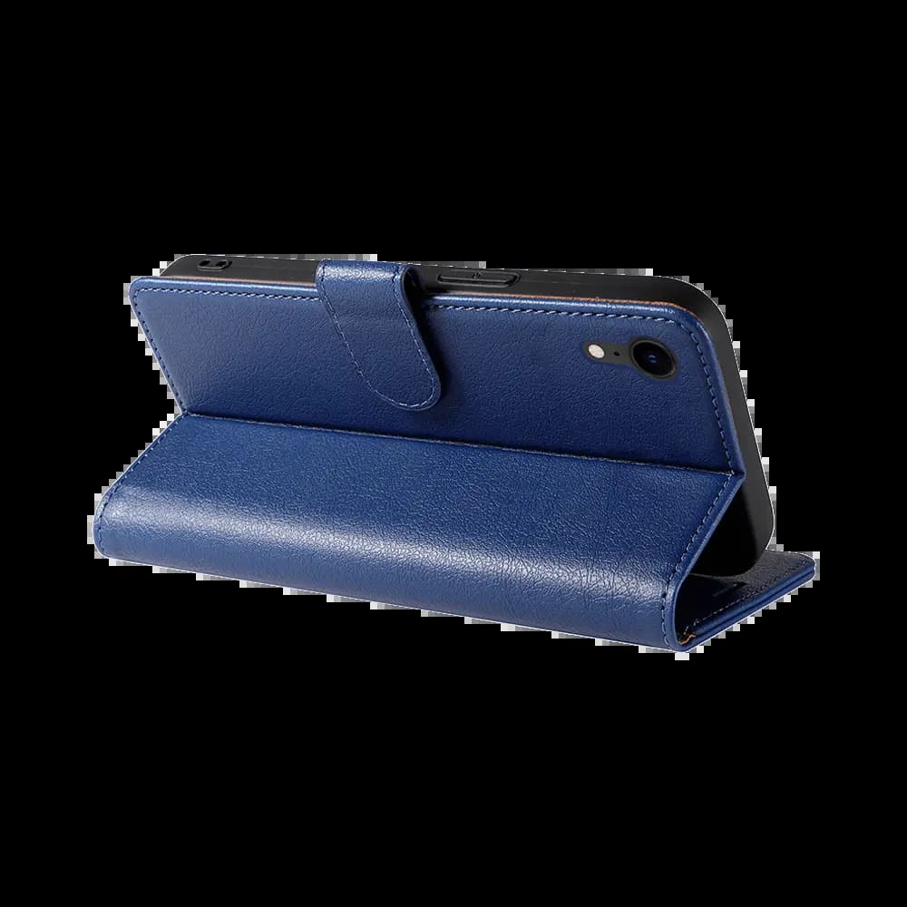 Housse folio anti-RFID iPhone XR – PROTECT IP011 Bleu Marine - Vue 4