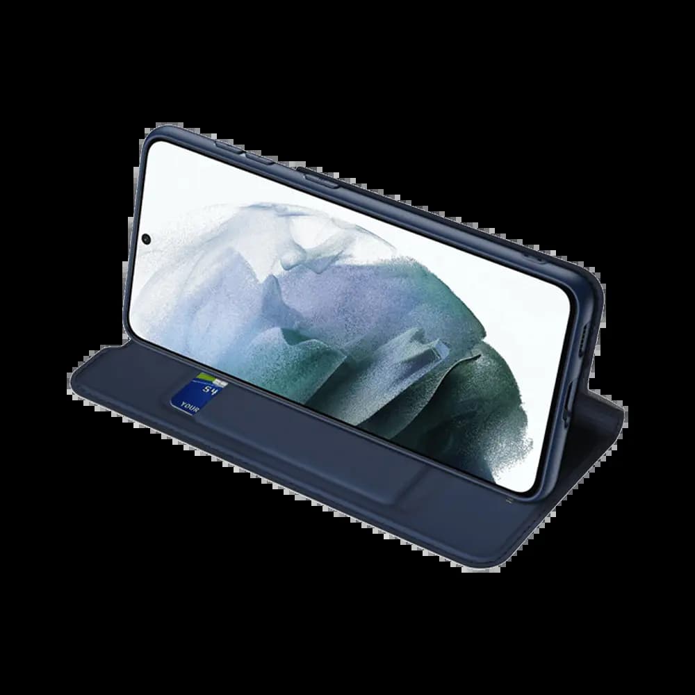 Housse folio Samsung Galaxy S21 FE porte-carte – Dux Ducis Skin Pro Noir - Vue 4