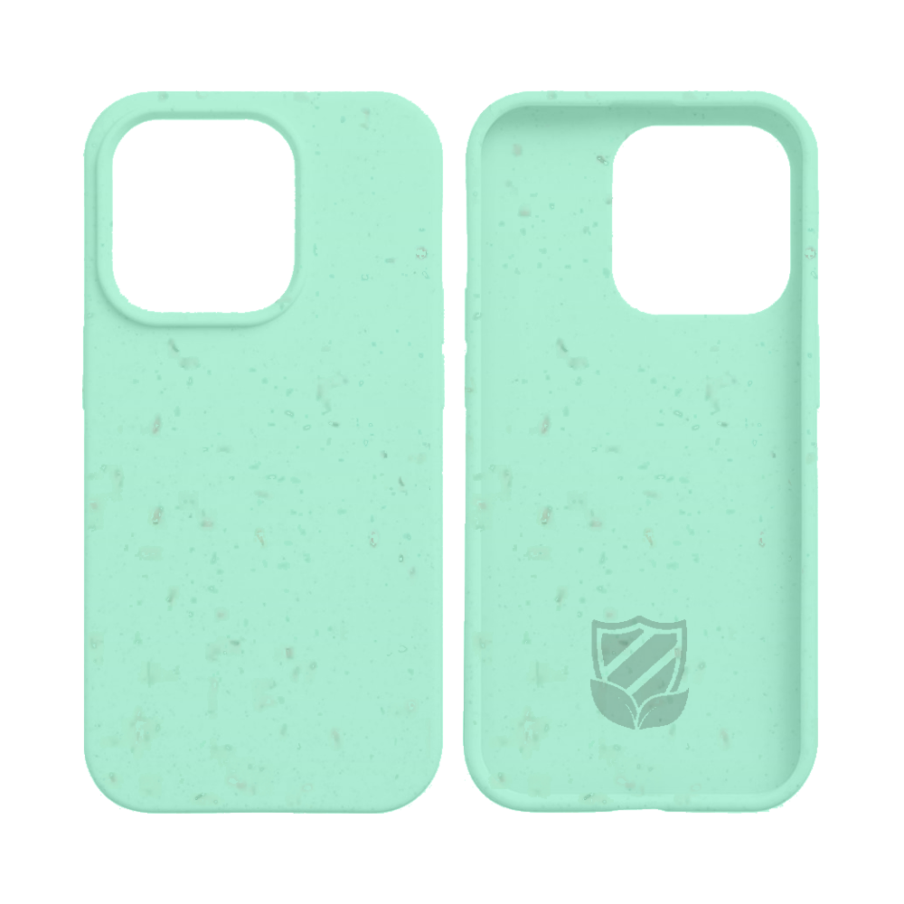Coque bio iPhone 15 Plus - PROTECT Vert Menthe - Vue 2