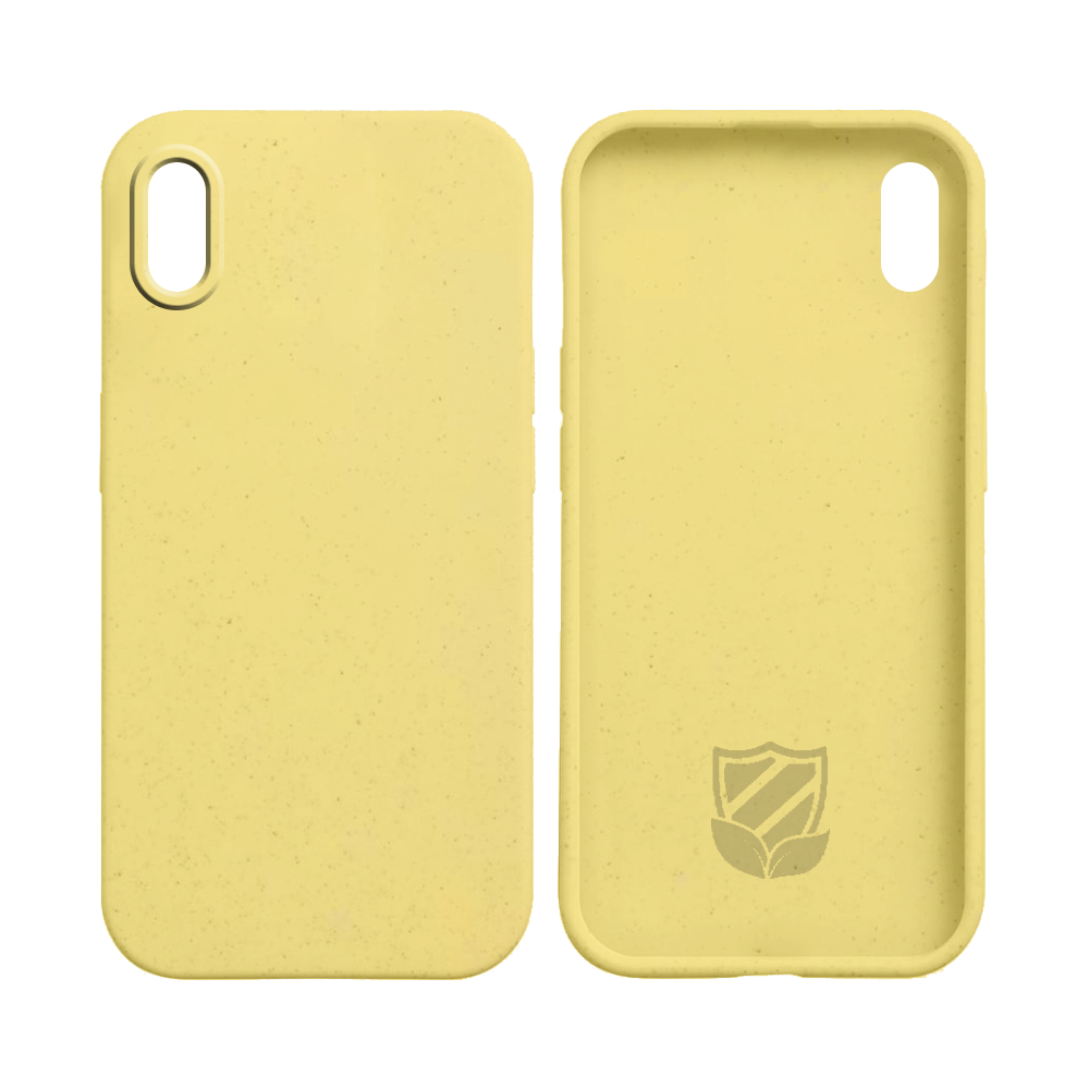 Coque bio iPhone XS Max - PROTECT Jaune - Vue 2