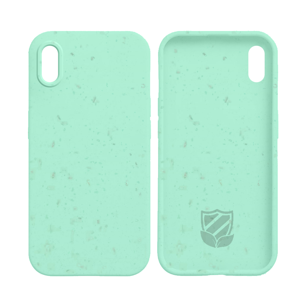 Coque bio iPhone X / XS - PROTECT Vert Menthe - Vue 2