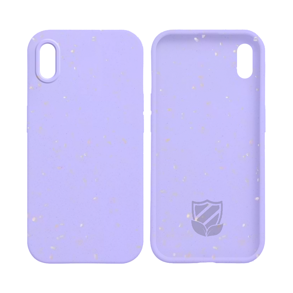 Coque bio iPhone X / XS - PROTECT Violet Clair - Vue 2