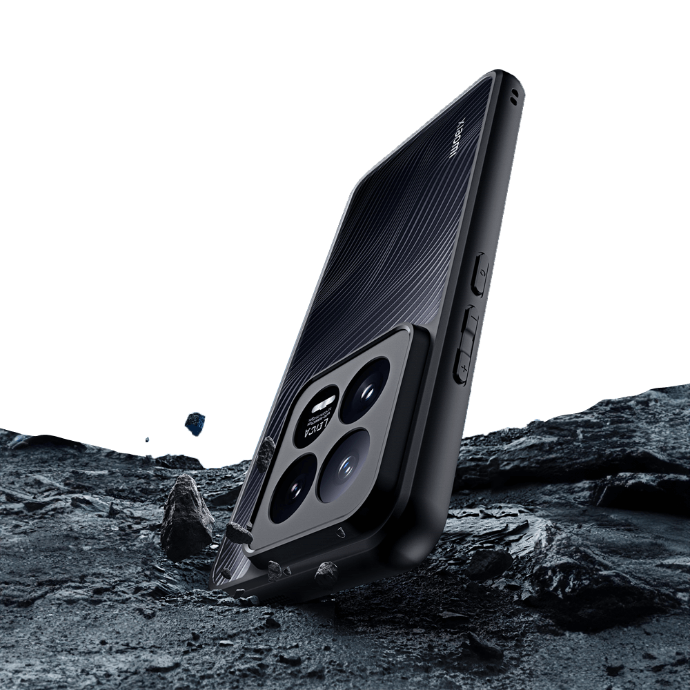 Coque anti-chocs finition mate – Xiaomi 14 Pro – Dux Ducis Aimo Noir - Vue 4