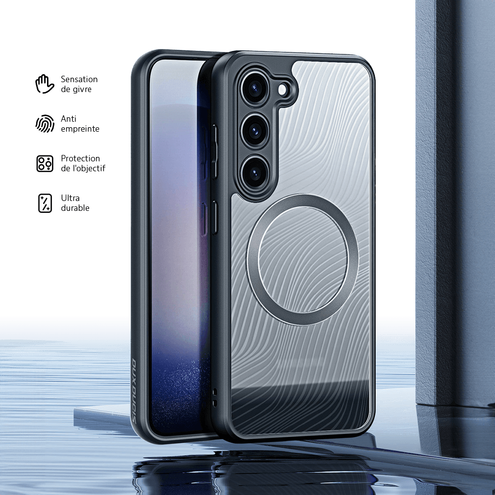 Coque MagSafe anti-chocs – Samsung Galaxy S23+ 5G – Dux Ducis Aimo Mag Noir - Vue 3